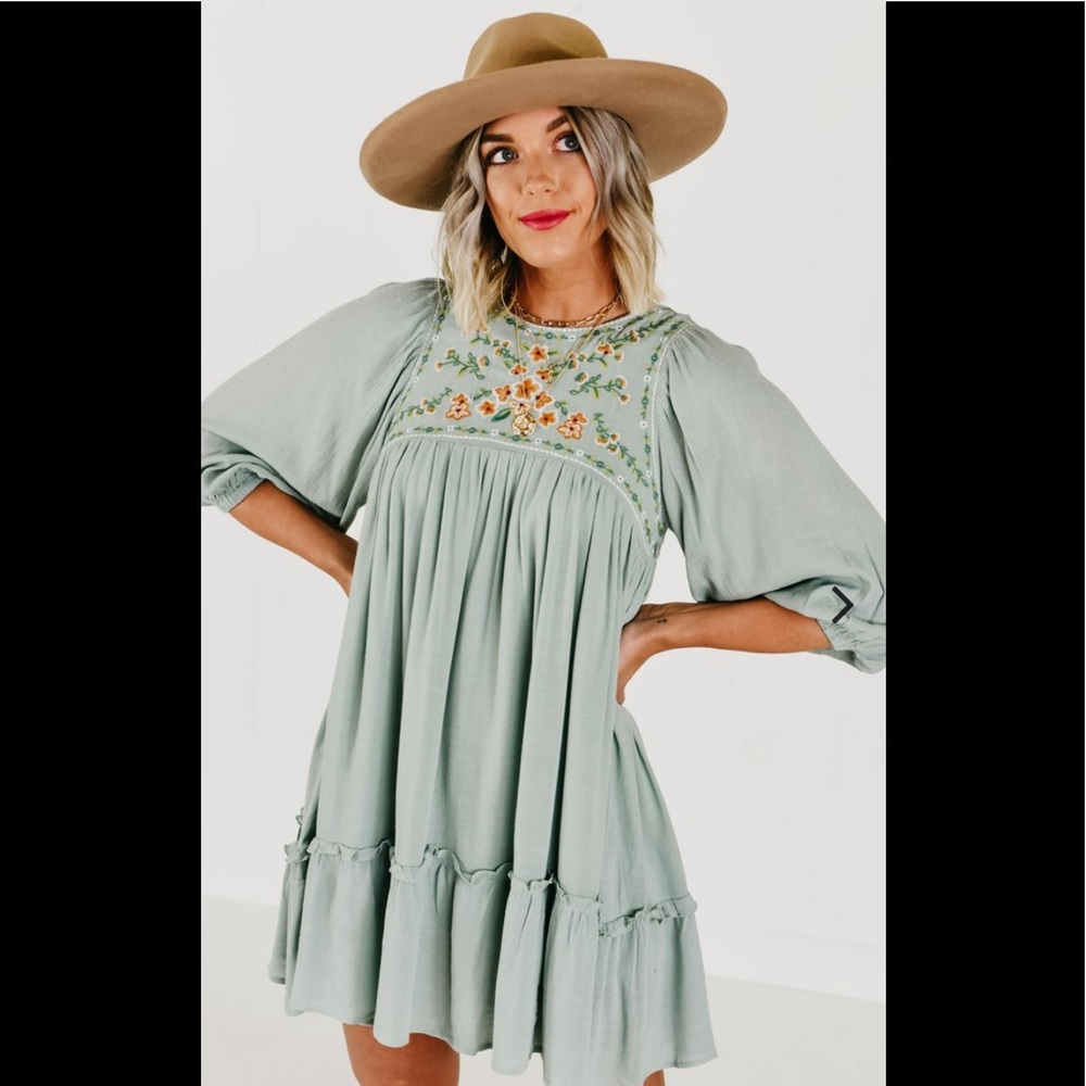 Embroidered dress